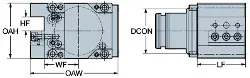 Produktfoto 1 von ASHTNECDI8025 SANDVIK COROMANT CAPTO Spanneinheiten