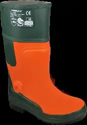 Produktfoto 1 von 22000620-48 HASE LUMBERJACK, Forstgummistiefel grün/orange,Größe 48