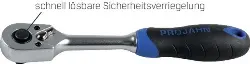 Produktfoto 1 von 5200 1/4' Umschaltknarre 48Z belastbar bis 78 Nm
