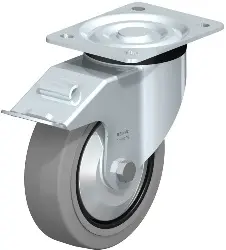 Produktfoto 1 von L-POEV 160XK-FI-SG-FA BLICKLE Stahlblech-Lenkrolle, mittelschwere Ausführung