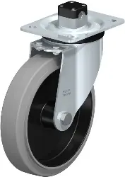 Produktfoto 1 von L-POEV 201XR-CS11-SG BLICKLE Stahlblech-Lenkrolle, mittelschwere Ausführung