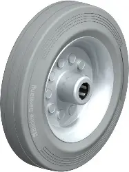 Produktfoto 1 von VE 200/20R-SG BLICKLE Rad mit Standard-Vollgummireifen u. Stahlblech-Felge
