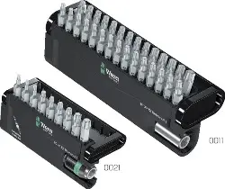 Produktfoto 1 von 05057115001 Bit-Sortiment 1/4', 10-tlg. BC 10 TX Universal 2 - Wera -