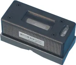 Produktfoto 1 von 4321/060 IM ETUI Kurbelzapfen-Wasserwaage Gen. 0,10 mm/m, 60mm RÖCKLE