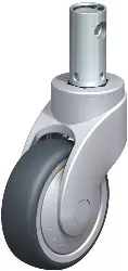Produktfoto 1 von LWGE-TPA 101K-CS11-ELS-FK BLICKLE Kunststoff-Lenkrolle WAVE mit Rückenloch