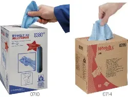 Produktfoto 1 von 8295 WYPALL X80 Wischtücher stahlblau 42,7x21,2 cm (1 BOX)