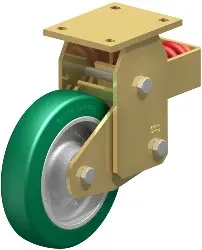 Produktfoto 1 von BSFN-GST 200K BLICKLE Stahlgeschweißte Schwerlast-Bockrolle mit Stahlfeder