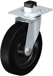 Produktfoto 1 von LE-POEV 200XR-CS11 BLICKLE Stahlblech-Lenkrolle mit Anschraubplatte