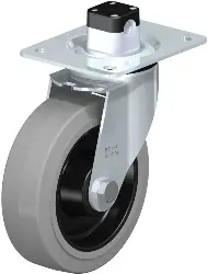 Produktfoto 1 von LE-POEV 160XR-CS11-SG BLICKLE Stahlblech-Lenkrolle mit Anschraubplatte