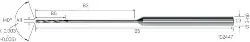 Produktfoto 1 von 2.CFS.30120.0 CrazyDrill Flex VHM 30xd, Stahl, 1,20mm MIKRON
