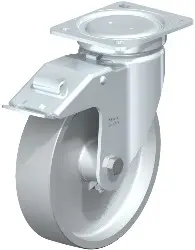 Produktfoto 1 von LU-G 200G-FI BLICKLE Stahlblech-Lenkrolle, schwere, geschlossene Ausf.