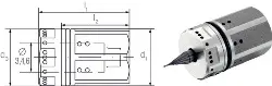 Produktfoto 1 von CM-AE-F025-010-12-A Schnelllaufspindel mini AIR TGC1312 CoolSpeed