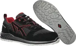 Produktfoto 1 von 648700210000036 Halbschuh S3 ESD, schwarz/rot CLIFTON LOW, Gr. 36