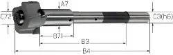 Produktfoto 1 von TUHW090912 Halter für Rückwärtssenker TUHW/2-tlg. 9,0x12,0 mm BILZ