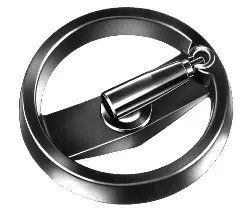 Produktfoto 1 von 67552000 Umleggriff-Handrad 5223, Drm: 200 mm Material Kunststoff
