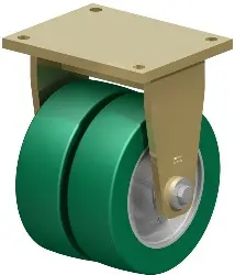 Produktfoto 1 von BSD-GST 252K BLICKLE Stahlgeschweißte Schwerlast-Doppel-Bockrolle