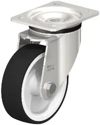 Produktfoto 1 von LKX-POTH 150G BLICKLE Edelstahl-Schwerlast-Lenkrolle mit Anschraubplatte