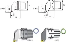 Produktfoto 1 von PS5.KDB.RJA.060-HP Klemmhalter 55/93° SDJC/R ISO26623-1 PSC 50x 60 SWISS