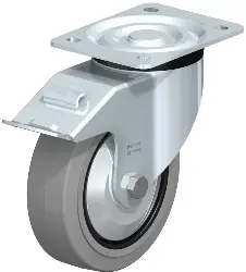 Produktfoto 1 von L-POEV 160XR-FI-SG-FA BLICKLE Stahlblech-Lenkrolle, mittelschwere Ausführung