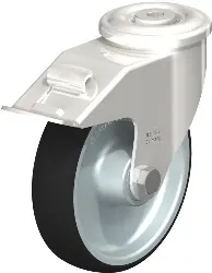 Produktfoto 1 von LEXR-PATH 160XR-FI BLICKLE Edelstahl-Lenkrolle mit Rückenloch