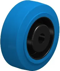 Produktfoto 1 von POEV 80/12XR-SB BLICKLE Schwerlast-Rad mit Elastik-Vollgummireifen EasyRoll