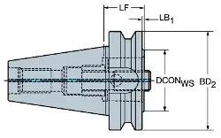 Produktfoto 1 von C539056240050 SANDVIK COROMANT CAPTO-GRUNDH.BIGPLUS