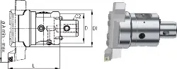 Produktfoto 1 von 344.064.086.112 Feinbohrkopf mit IK Werksnorm ST 6+x86,0-402,0