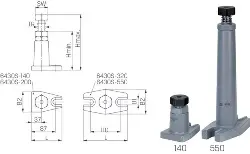 Produktfoto 1 von 72579 Schraubbock mit Gegenmutter