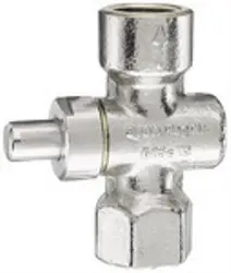 Produktfoto 1 von 9024 9024, Manometer-Druckknopfhahn, G 1/2, aus Messing vernickelt