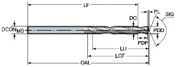 Produktfoto 1 von 45240610045A0CMH10F Vollhartmetallbohrer CoroDrill 452