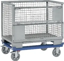 Produktfoto 1 von 22811/7016 Paletten-Fahrgestell RAL 7016 anthrazit