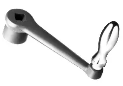 Produktfoto 1 von 66902500 Handkurbel DIN469 Tg mit festem Ballengriff Länge 250mm