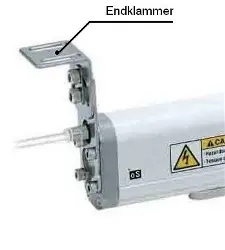 Produktfoto 1 von IZS31-BE SMC Endklammer