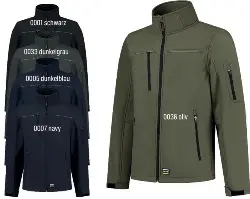 402006INKS Softshelljacke Exzel., Herren dunkelblau, S -TRICORP-