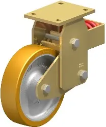 Produktfoto 1 von BSFN-GTH 200K BLICKLE Stahlgeschweißte Schwerlast-Bockrolle mit Stahlfeder