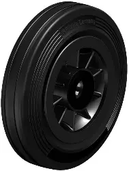 Produktfoto 1 von VPP 160/20-45R BLICKLE Rad mit Standard-Vollgummireifen u. Kunststoff-Felge