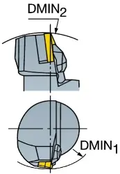 Produktfoto 1 von PSKNR25CA19 SANDVIK T-MAX P-Einbauhalter