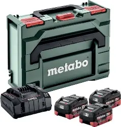 Produktfoto 1 von 685142000 Akku-Set LiHD 18 V, 2x 10.0 Ah inkl. ASC 145 in MetaBOX 215