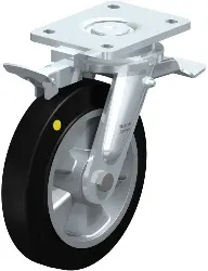 Produktfoto 1 von LO-ALEV 200K-ST-EL-RI4 BLICKLE Stahlgeschweißte Schwerlast-Lenkrolle