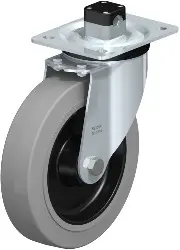 Produktfoto 1 von L-POEV 200XR-CS11-SG BLICKLE Stahlblech-Lenkrolle, mittelschwere Ausführung