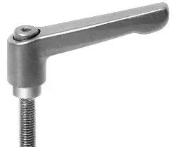 Produktfoto 1 von 66599711 verstellb. Klemmhebel 300.5, AG: M5x12mm, Grifflänge 45mm