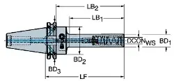 Produktfoto 1 von 930V40P10098 CAT-V für CoroChuck™ 930