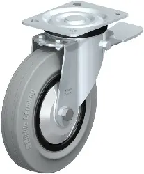 Produktfoto 1 von L-VPP 200G-ST-SG-FA BLICKLE Stahlblech-Lenkrolle, mittelschwere Ausführung
