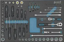 Produktfoto 1 von 163-53/75 Steckschlüssel-Satz-Einlage Torx, 75-tlg. -HAZET-