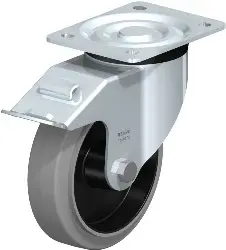 Produktfoto 1 von L-POEV 161XR-FI-SG BLICKLE Stahlblech-Lenkrolle, mittelschwere Ausführung