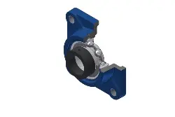 Produktfoto 1 von ESF208T04 SNR Flanschlagereinheit