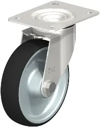 Produktfoto 1 von LEX-PATH 160XR BLICKLE Edelstahl-Lenkrolle mit Anschraubplatte