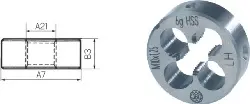 Produktfoto 1 von 105357 Schneideisen HSS Links EN 22568/B MF 6 x0,75 JBO