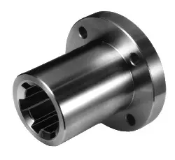Produktfoto 1 von 64899514 Keilnabe mit Flansch DIN 14 aus 1.4305 KN46X54, Länge 100mm