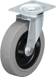 Produktfoto 1 von LE-POEV 200XK-SG BLICKLE Stahlblech-Lenkrolle mit Anschraubplatte